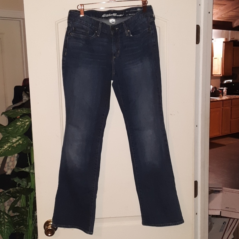 Eddie Bauer Aged Blue Jeans Size P6 Women's